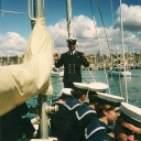 Queensland Naval Band Sailpast Royal Queensland Yacht Squadron - 2002